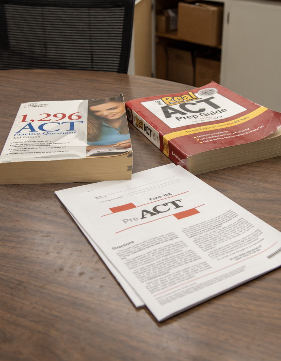 4.13.25 ACT Practice books and the PreACT question booklet for this year’s PreACT. 